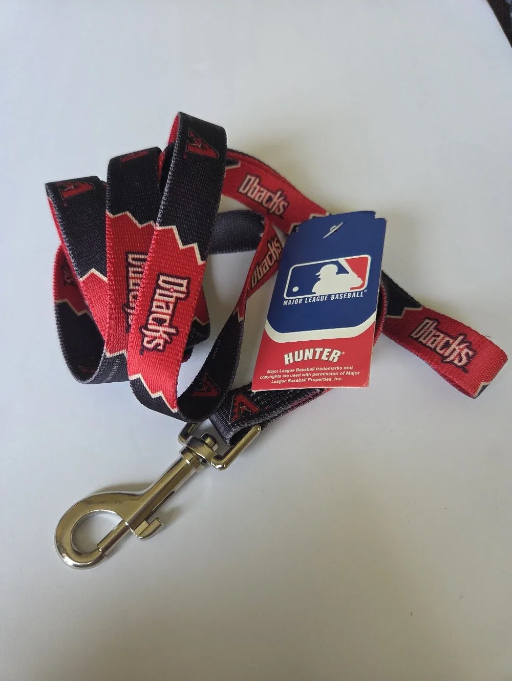 Arizona Diamondbacks Dog Leash Lanyard NWT HUNTER MLB Red Logo Heavy Duty